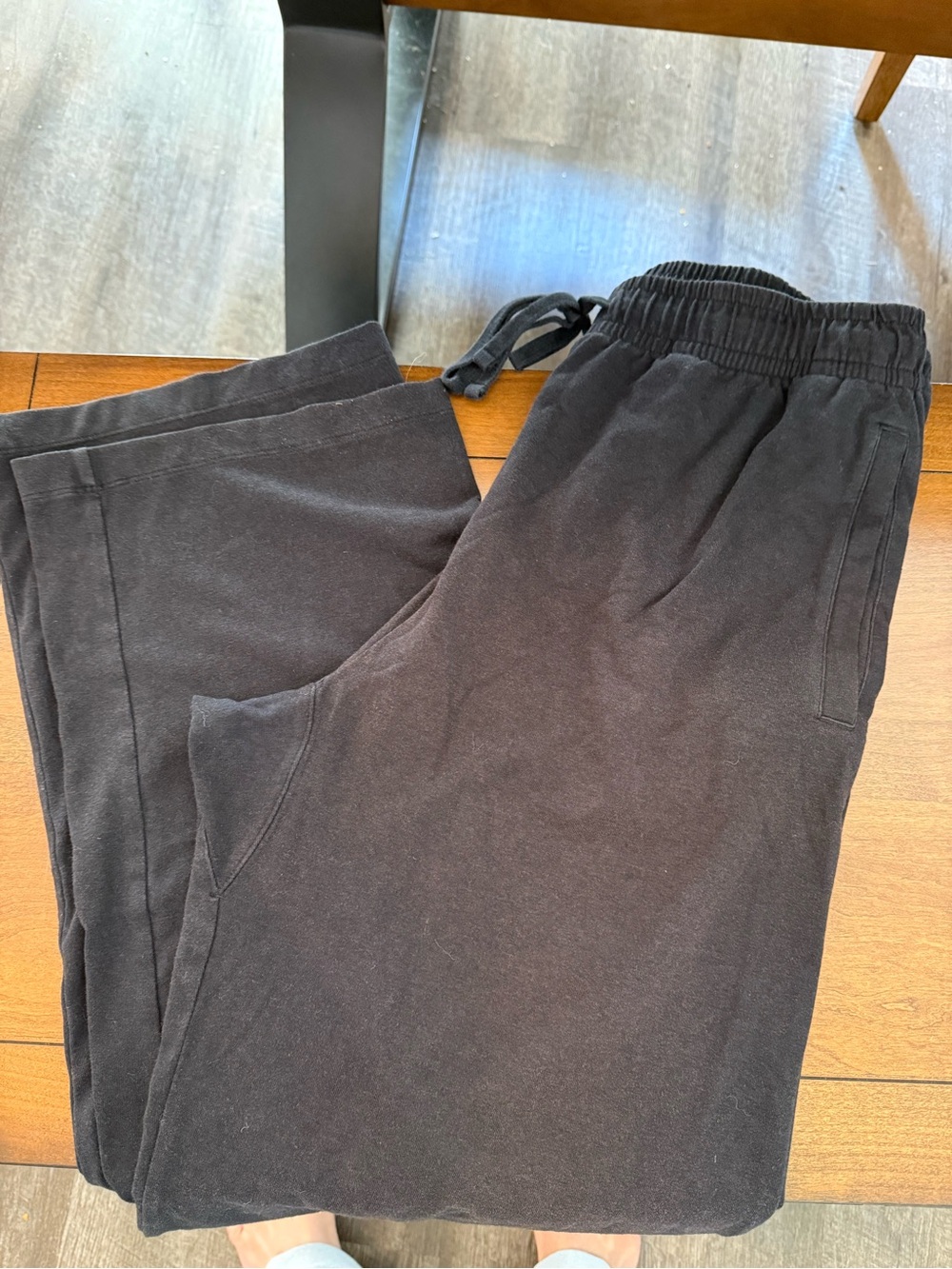 SKIMS Men's Black Drawstring Pants